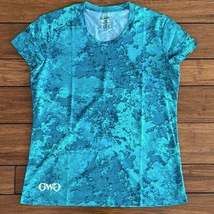 #54 Women’s Girls With Guns GWG Teal or Black Camo T-shirt XL